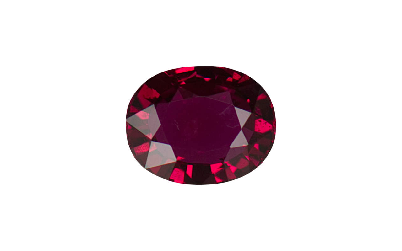 Rubis Rouge Taille Ovale 1,09 Cts - GEMSGATE